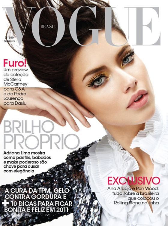 Pierrot in Love: Adriana Lima per Vogue