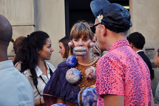 Streetstyle @ Prada fashion show