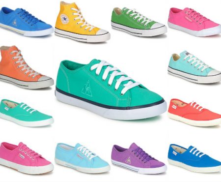 collezione p/e 2012: scoppia la mania per le sneakers colorate