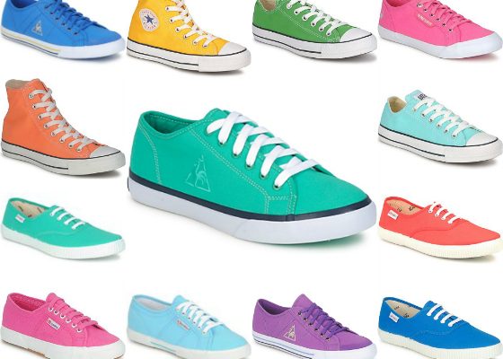 collezione p/e 2012: scoppia la mania per le sneakers colorate