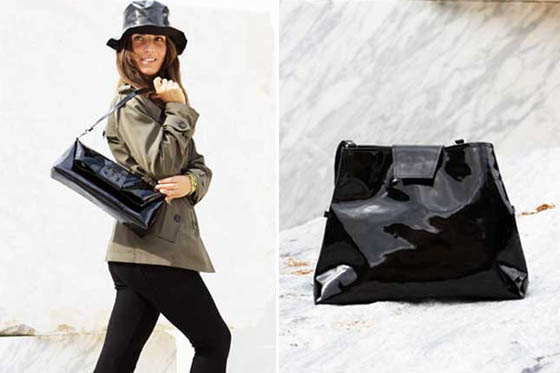 Trapezio bag by Macadamia: la shopping bag che diventa pochette