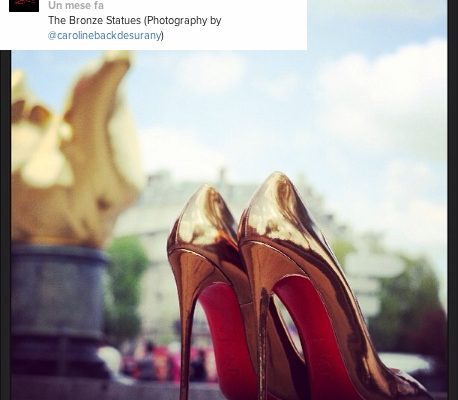 Christian Louboutin loves instagram