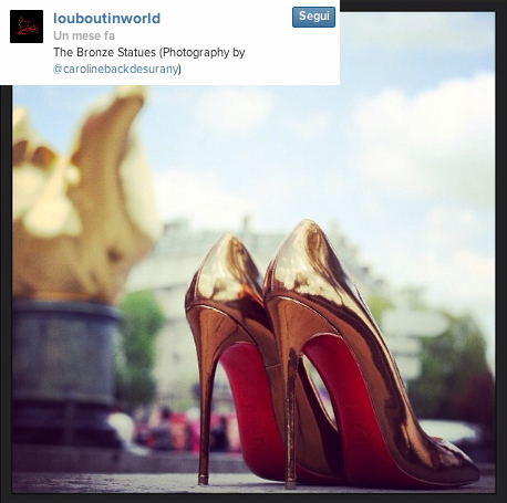 Christian Louboutin loves instagram