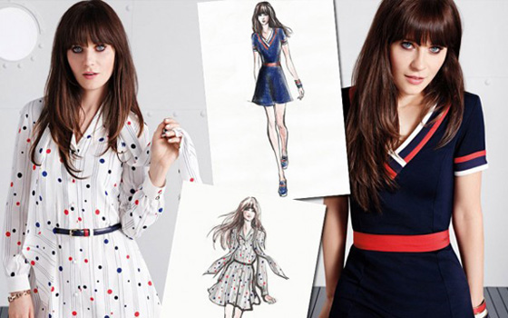 Zooey Deschanel per Tommy Hilfiger: la capsule collection