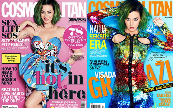 Katy Perry scelta come prima Global Cover Girl di Cosmopolitan