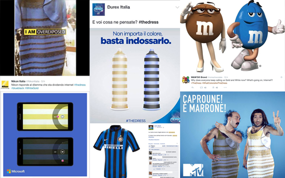 #TheDress: i geni del marketing (e non solo) sempre sul pezzo