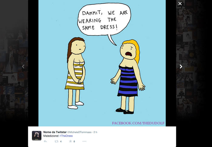 Thedudolf #TheDress: i geni del marketing (e non solo) sempre sul pezzo, #thedress, brand #thedress, meme #thedress, white and gold, black and blue, #whiteandgold #blackandblue,