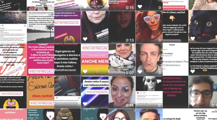 Campagna #instafraccazzo, contro il follow/unfollow selvaggio